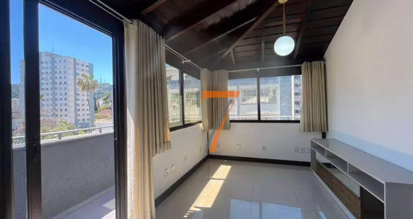 Apartamento com 1 dormitório para alugar, 72 m² por r$ 5.380,00/mês - centro - florianópolis/sc