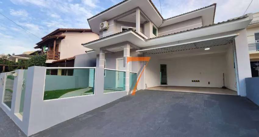 Casa com 3 dormitórios para alugar, 189 m² por r$ 9.192,00/mês - cidade universitária pedra branca - palhoça/sc