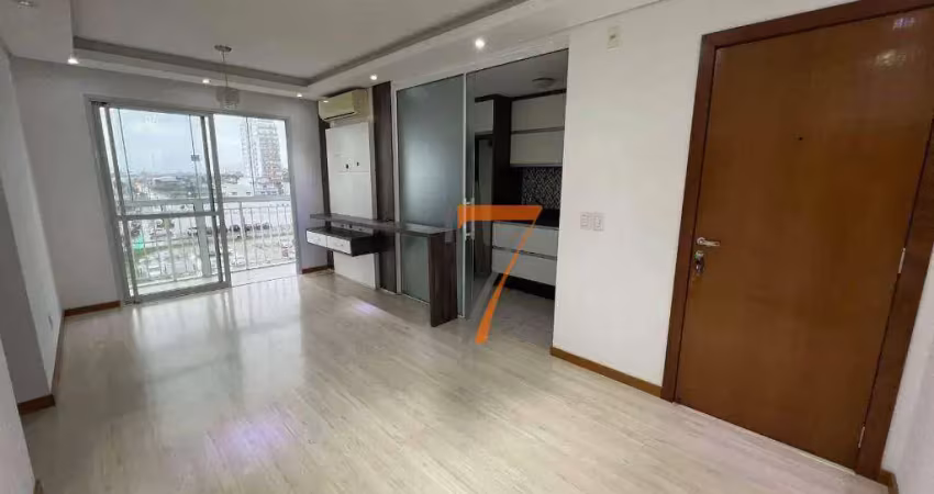 Apartamento com 3 dormitórios para alugar, 80 m² por r$ 3.880,00/mês - pagani - palhoça/sc