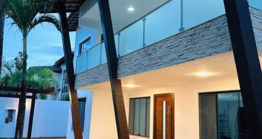 Casa para Locação em Camaçari, Abrantes, 5 dormitórios, 5 suítes, 6 banheiros, 4 vagas