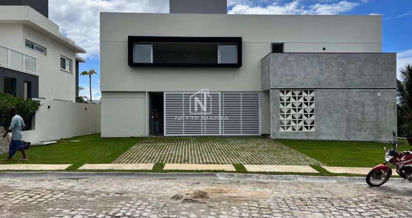 Casa em Condomínio para Venda em Camaçari, Busca Vida, 4 dormitórios, 4 suítes, 5 banheiros, 2 vagas