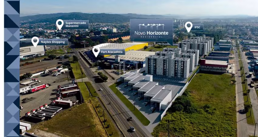 Novo horizonte - apartamento em presidente vargas, içara/sc