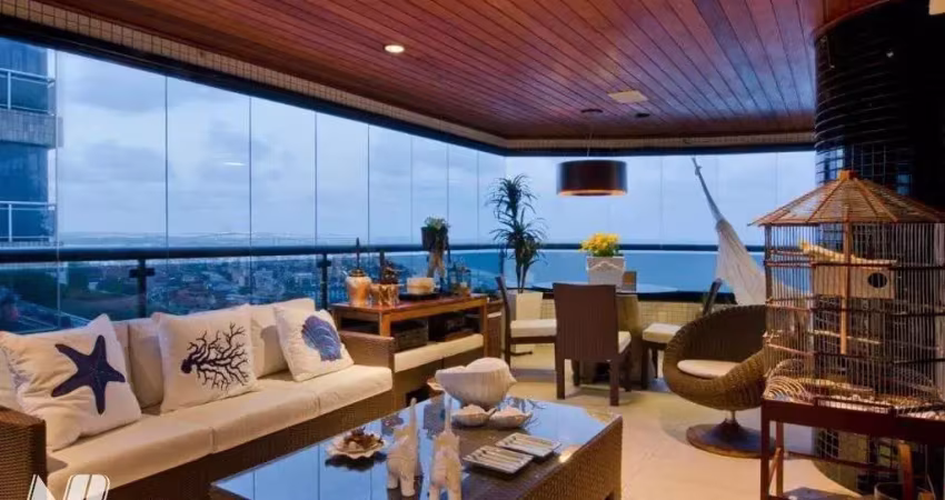 Apartamento alto padrão  com 4 suítes à venda, 449m² - petrópolis - natal/rn