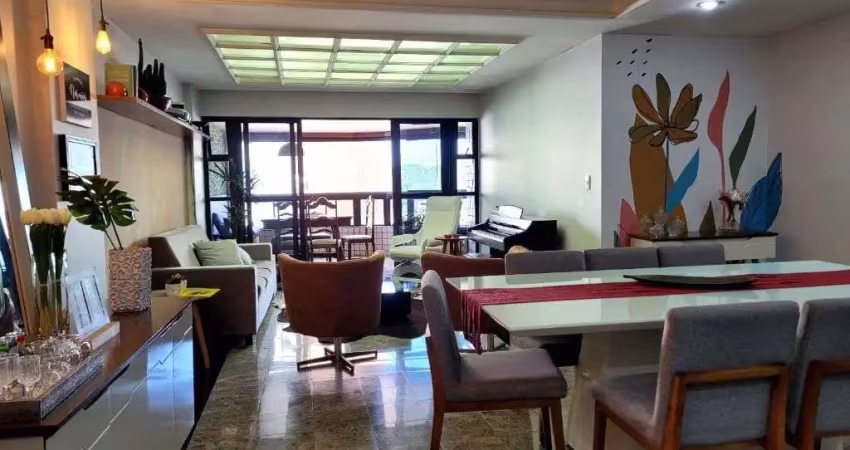 Apartamento com 220m², 3suites no tirol - semi mobiliado, 2vagas cobertas