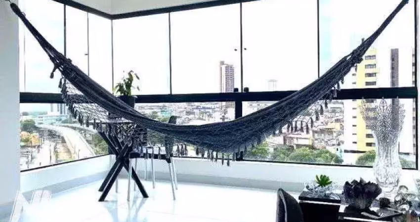 Maravilhoso apartamento mobiliado no barro vermelho - com 140m², 4vagas
