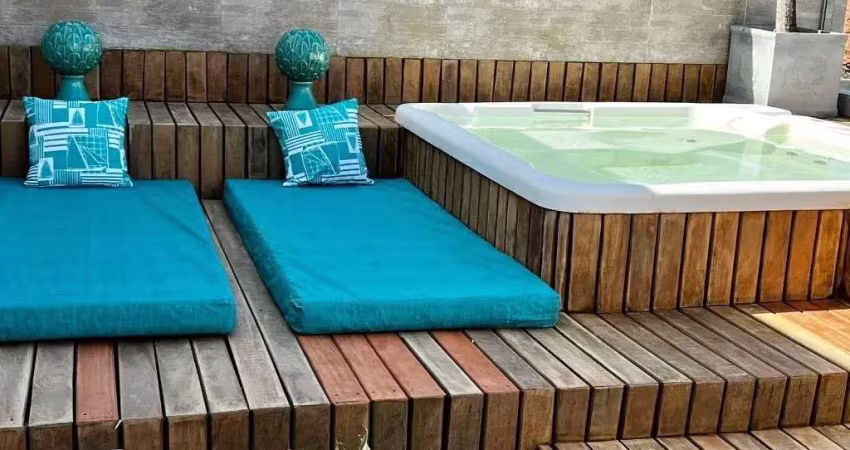 Casa de praia em pirangi, com 450m² - 4suites - espaço gourmet e jacuzzi