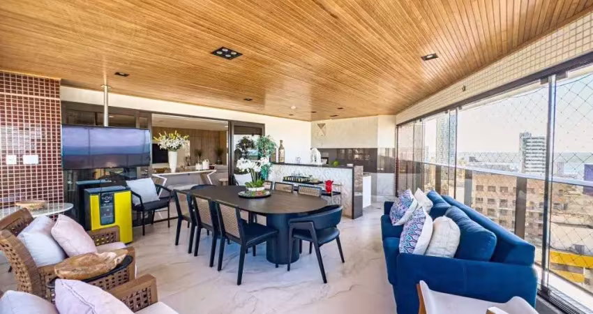 Maravilhoso apartamento em petrópolis - 503m² - 4suites - 4vagas - reformado | s