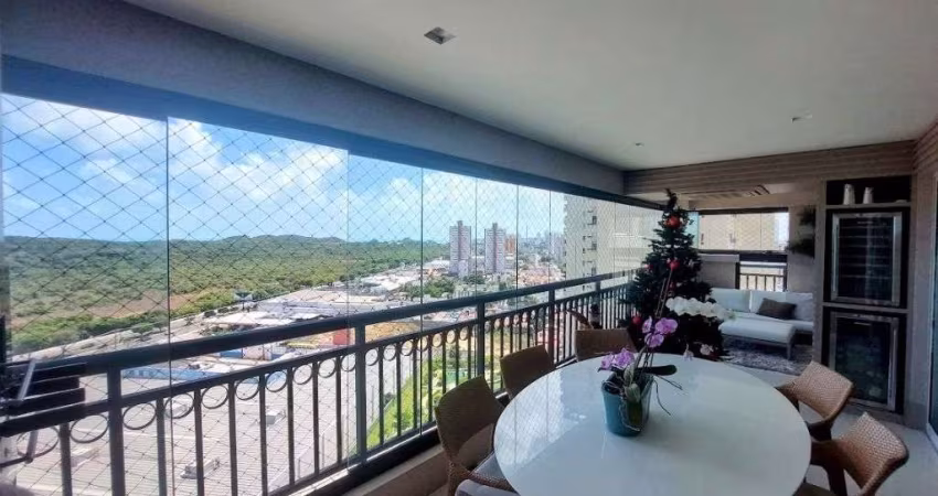 Apartamento em Capim Macio - vista livre - 196m² - 3suites - 4vagas