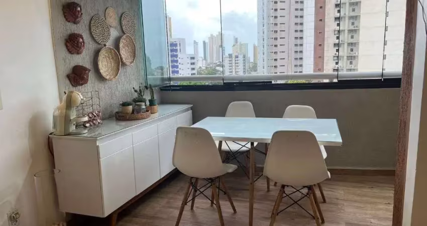 Apartamento em ponta negra - com 123m² - 3 quartos - 2 vagas