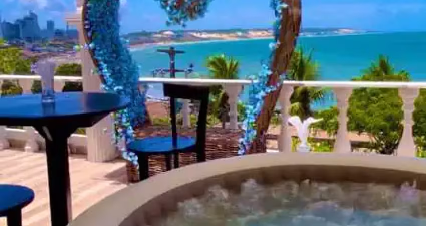 Mansão em ponta negra - vista mar - triplex - 381m² - no lugar mais alto de pont
