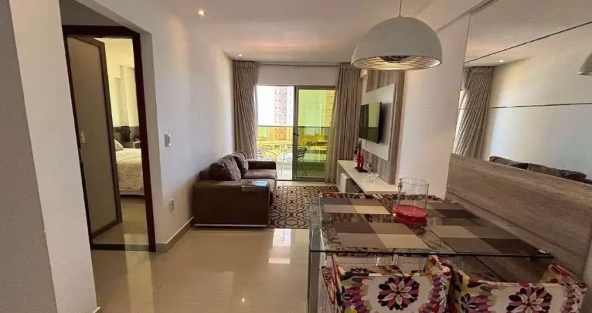 Apartamento mobiliado e com vista mar à venda, 54 m² por r$ 439.900 - ponta negr