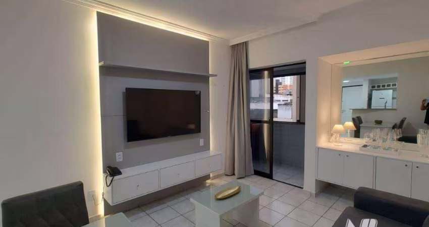 Apartamento com 1 dormitório à venda, 53 m² por R$ 295.000,00 - Tirol - Natal/RN