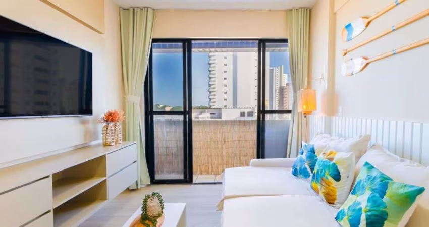 Apartamento com 1 dormitório à venda por R$ 389.000,00 - Ponta Negra - Natal/RN