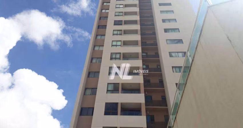 Apartamento com 3 dormitórios para alugar, 76 m² por R$ 3.300,00/mês - Capim Macio - Natal/RN
