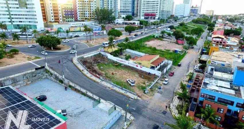 Terreno em ponta negra, na av. roberto freire - com 850m² - oportunidade!!