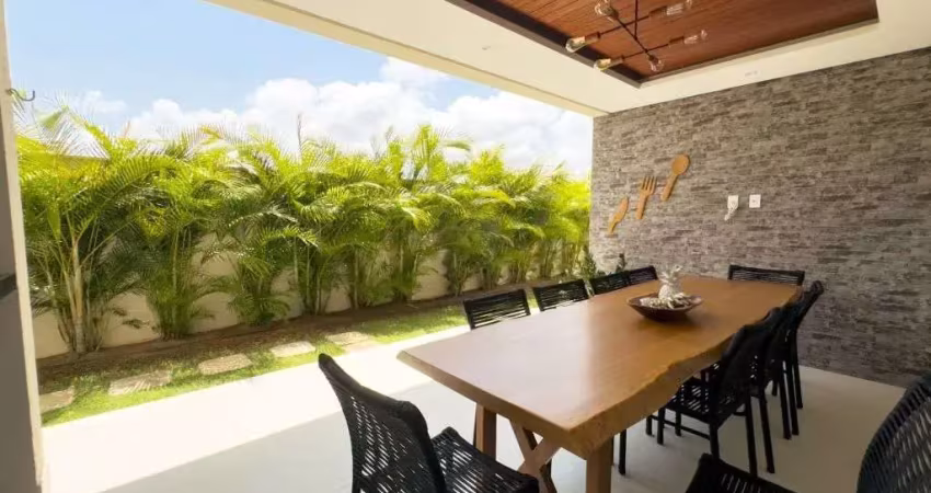 Alphaville natal - linda casa com 465m² de área total - aconchegante, arborizada