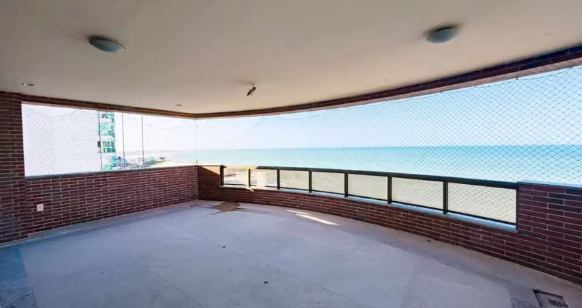 Apartamento luxo em areia preta, com 450m², vista mar, 5 quartos, 5vagas de gara