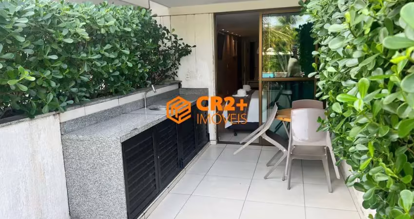 Vendo Flat 32m² em Porto de Galinhas MOBILIADO com Varanda gourmet no TÉRREO