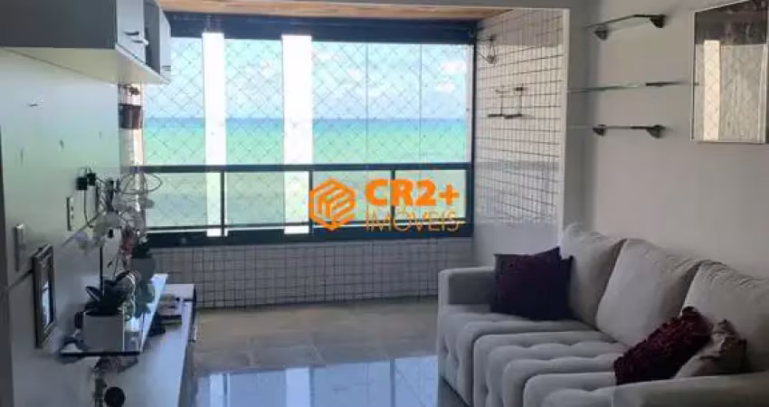 Alugo apartamento com 2 quartos e vista definitiva para o mar  72m²