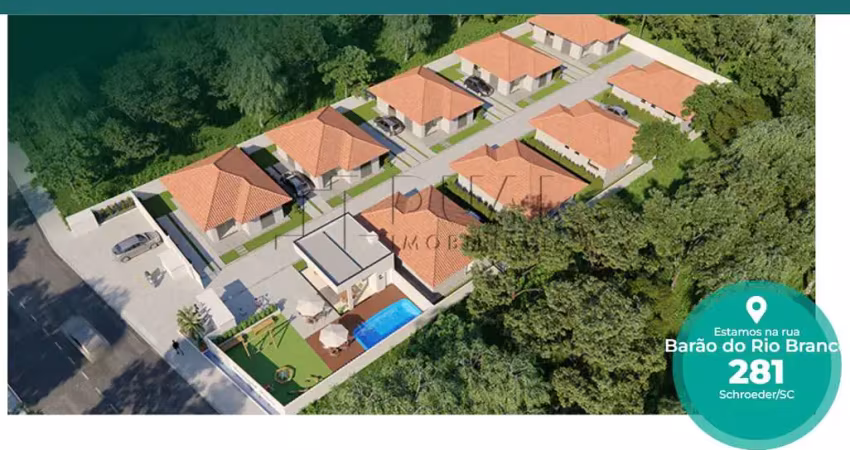 Casas a venda em condomínio fechado no bairro centro em schroeder