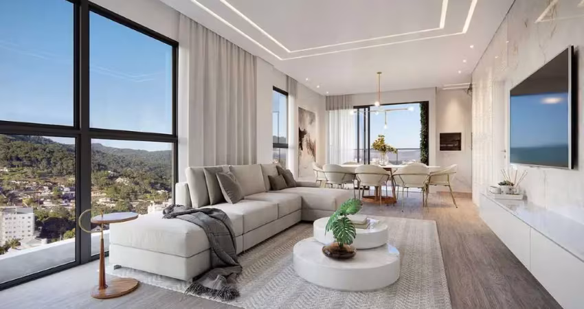 Apartamento com 1 suíte + 2 dormitórios e 2 vagas | condomínio com lazer completo e vista incrível