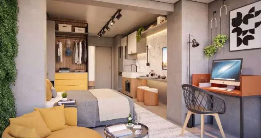 Studio venda em Brooklin com 1 quarto,  22m²