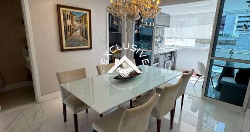 Imperdível: Apartamento à venda na Pituba com 4 quartos, 4 suítes, 2 salas, 3 vagas de garagem e 195 m²!
