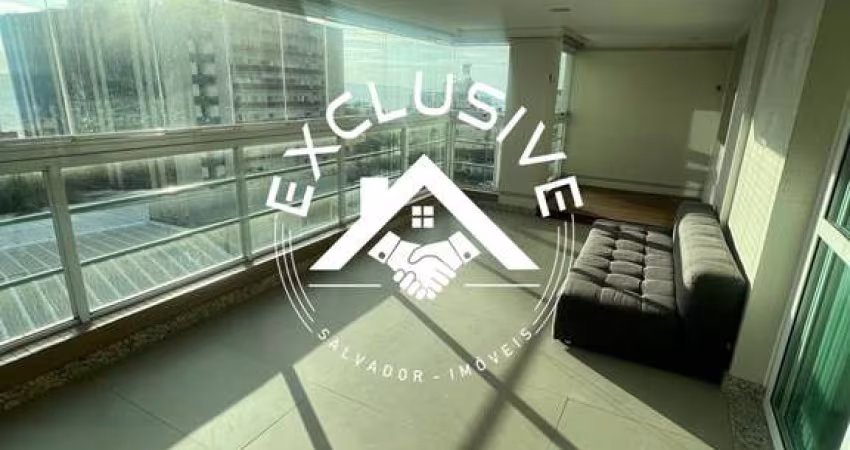Apartamento para locação na Barra, Salvador-BA: 3 quartos, 3 suítes, 2 salas, 4 banheiros, 2 vagas de garagem, 181 m².