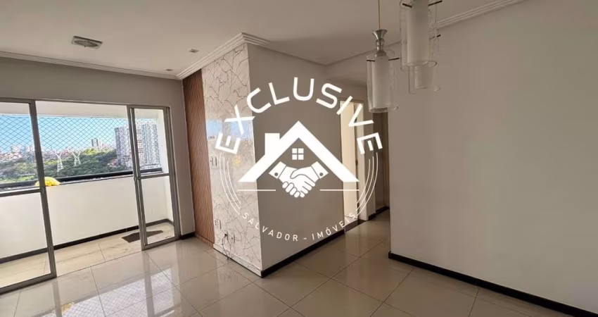 Apartamento à venda em Pernambués, Salvador-BA: 2 quartos, 1 suíte, 1 sala, 2 banheiros, 1 vaga, 60m². Venha conferir!