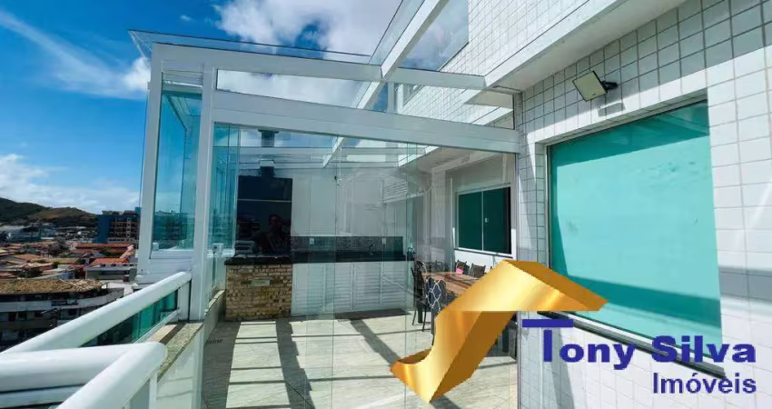 Cobertura perfeita edificada com total de 198m²!