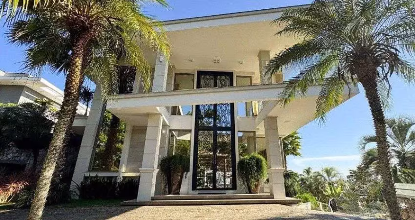 Casa de alto padrão com vista para o mar à venda no cacupé, florianópolis