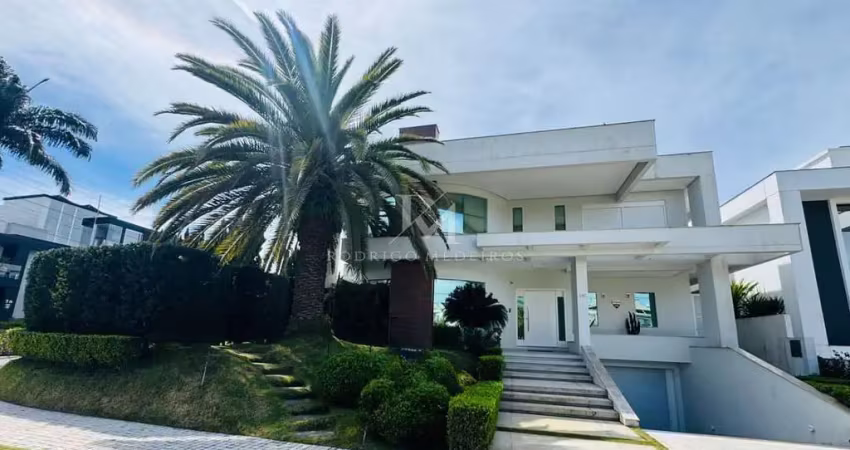 Casa à venda em jurerê internacional, florianópolis, com 5 suítes