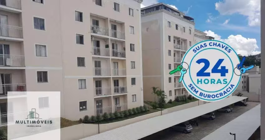 Apartamento com 3 dormitórios para alugar, 80 m² por r$ 2.222,07/mês - são pedro - juiz de fora/mg