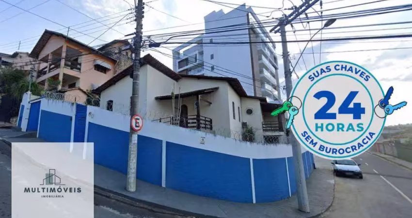 Casa com 4 dormitórios para alugar, 199 m² por r$ 4.068,00/mês - são pedro - juiz de fora/mg