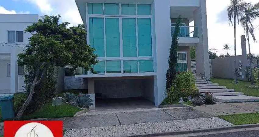 Casa em condomínio para venda em camaçari, alphaville (abrantes), 4 dormitórios, 4 suítes, 5 banheiros, 4 vagas