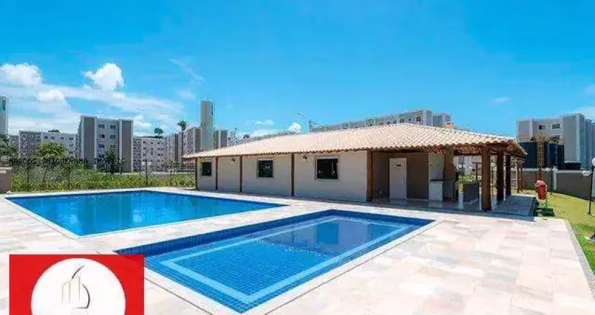 Apartamento para venda em lauro de freitas, caixa d`agua, 2 dormitórios, 1 banheiro, 1 vaga