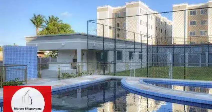 Apartamento para venda em camaçari, boa união (abrantes), 2 dormitórios, 1 banheiro, 1 vaga
