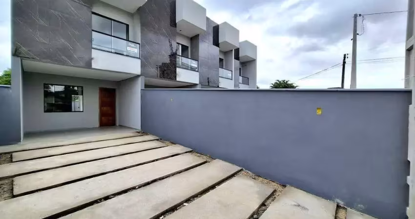 Sobrado Geminado novo com 2 quartos, sendo 2 suítes, localizado no Costa e Silva à venda por R$ 580.000,00.