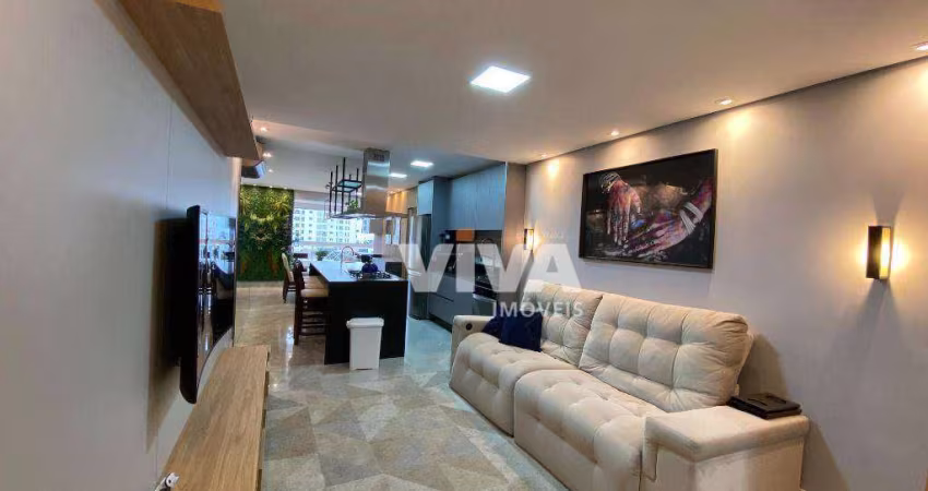 Apartamento com 3 dormitórios para alugar, 113 m² por R$ 14.650,00/mês - Praia Brava - Itajaí/SC
