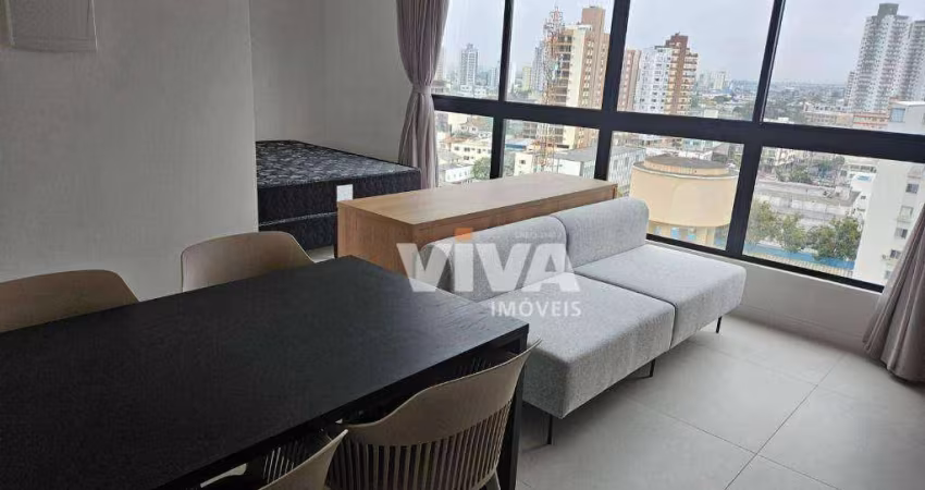 Apartamento com 1 dormitório para alugar, 40 m² por R$ 3.850,00/mês - Centro - Itajaí/SC