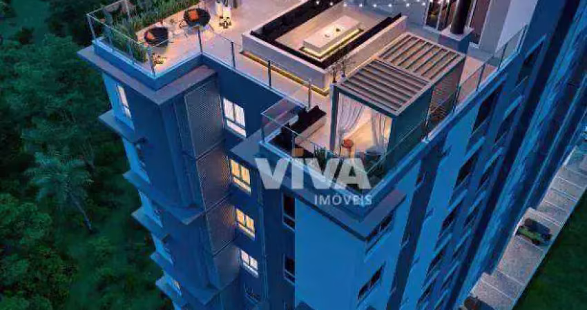 Apartamento com 2 dormitórios à venda, 58 m² por r$ 550.000 - cordeiros - itajaí/sc