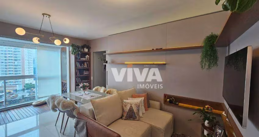 Apartamento com 2 dormitórios à venda, 62 m² por r$ 1.200.000 - centro - itajaí/sc