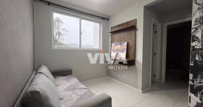 Apartamento com 2 dormitórios para alugar, 45 m² por r$ 2.600/mês - ressacada - itajaí/sc