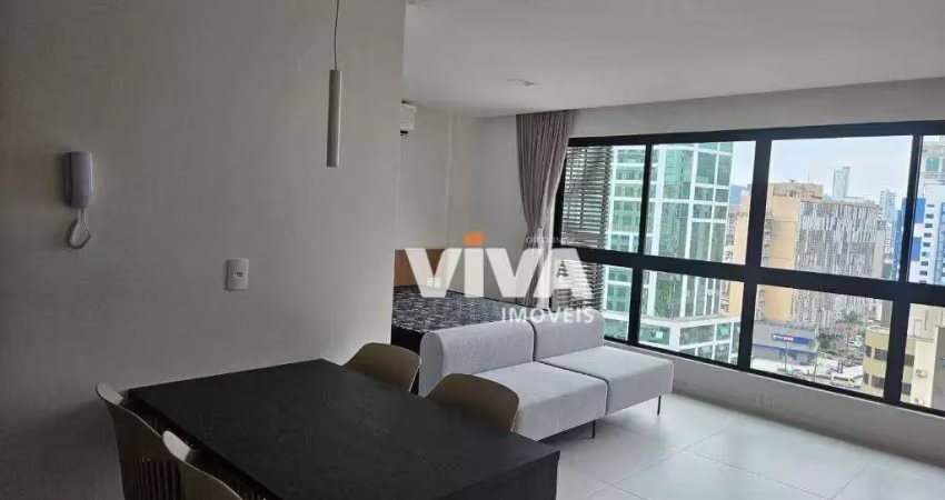 Apartamento com 1 dormitório para alugar, 40 m² por r$ 3.970,00/mês - centro - itajaí/sc
