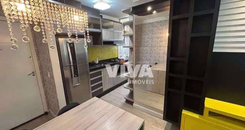 Apartamento com 2 dormitórios para alugar, 47 m² por r$ 3.314,00/mês - murta - itajaí/sc
