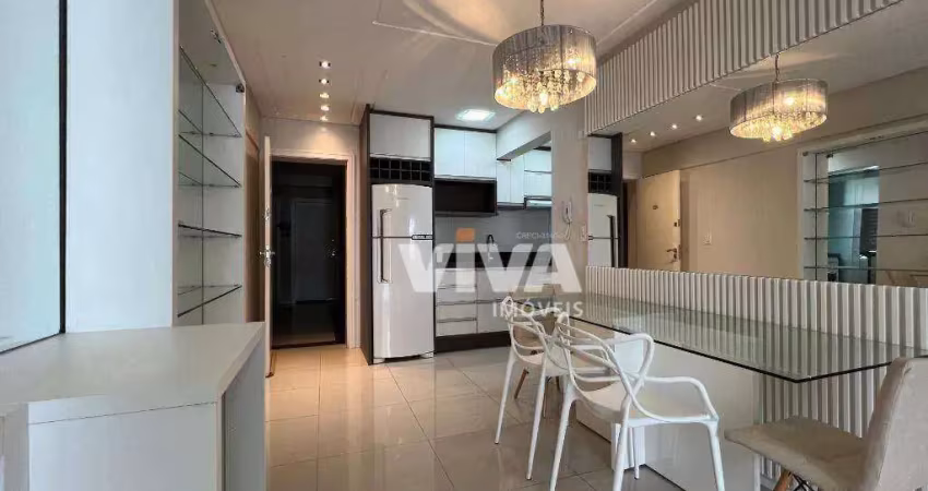 Apartamento com 2 dormitórios para alugar, 52 m² por r$ 3.746,00/mês - são judas - itajaí/sc