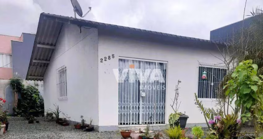 Casa com 2 dormitórios à venda, 53 m² por r$ 300.000 - santa regina - itajaí/sc