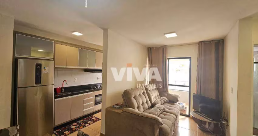 Apartamento com 2 dormitórios para alugar, 55 m² por r$ 3.080/mês - cordeiros - itajaí/sc