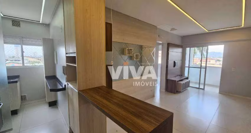 Apartamento com 2 dormitórios para alugar, 52 m² por r$ 3.230,74/mês - cordeiros - itajaí/sc