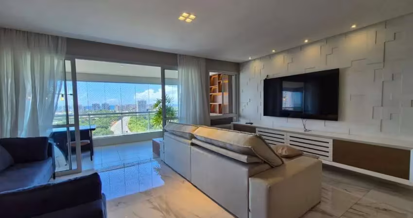 Apartamento mobiliado para venda em salvador, patamares, 3 dormitórios, 3 suítes, 5 banheiros, 2 vagas